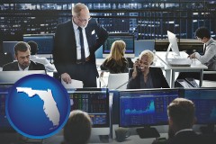 florida map icon and financial brokers