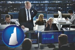 new-hampshire map icon and financial brokers